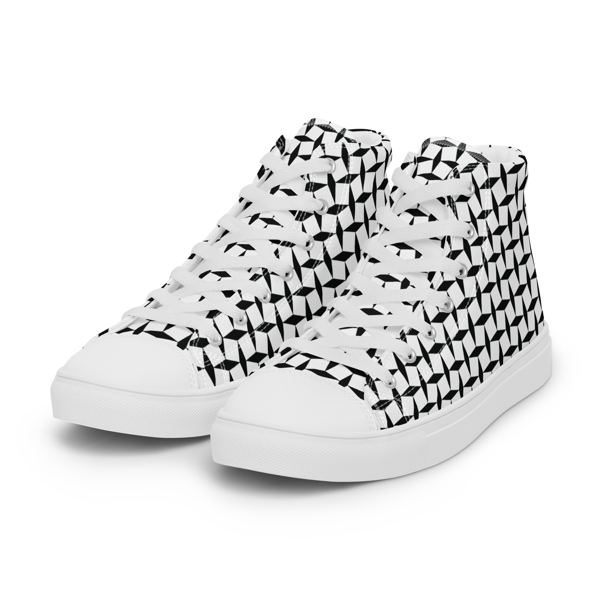 mens-high-top-canvas-shoes-white-left-front-6924b55f355aa.jpg Men’s Rockefeller High Tops