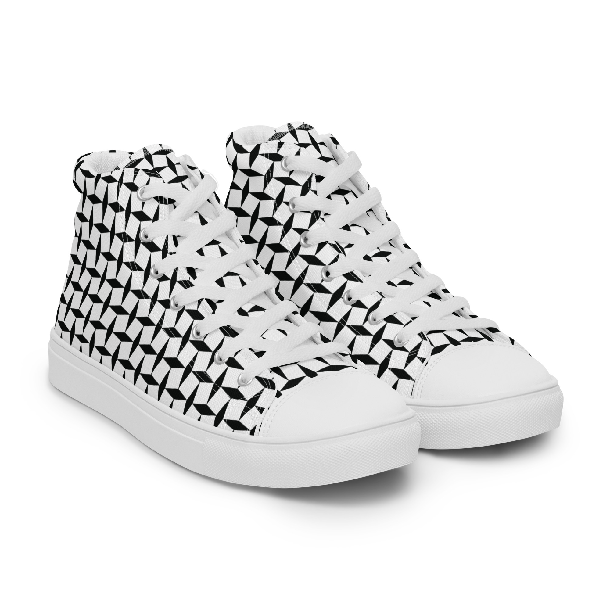 womens-high-top-canvas-shoes-white-right-front-6925f45baf090.jpg Women’s Rockefeller High Tops